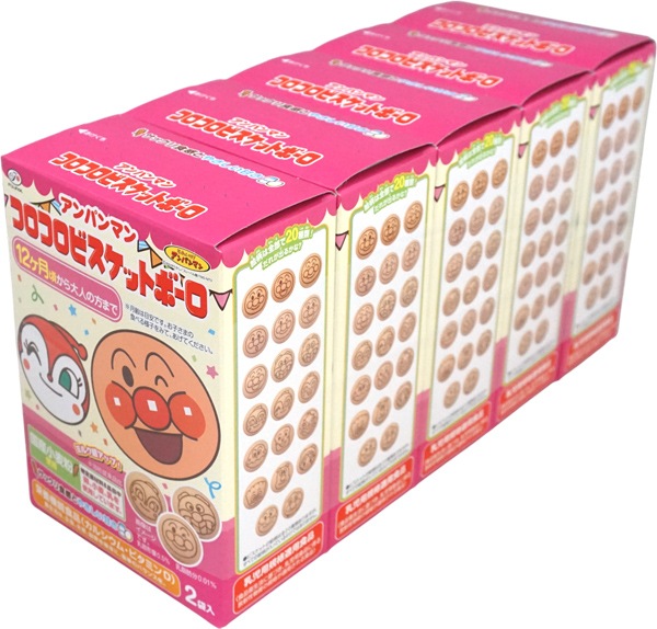 180円 不二家 アンパンマンコロコロビスケットボーロ [1箱 5個入]
