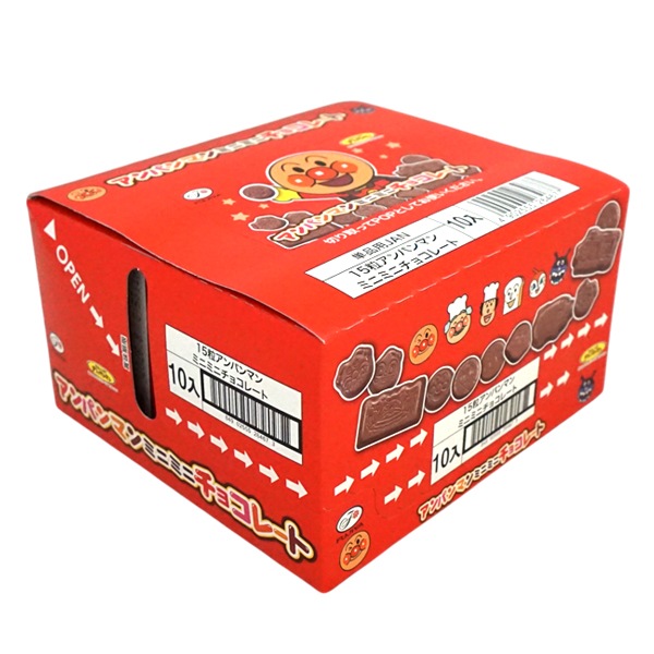 200円 不二家 アンパンマンミニミニチョコレート [1箱 10個入]