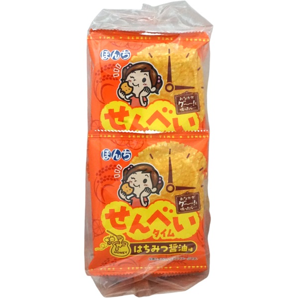 55円 ぼんち 1枚せんべいタイム はちみつ醤油 [1箱 20個入]
