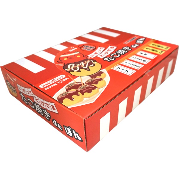 たこ焼きdeぽん [1箱 12個入]：駄菓子,お菓子の通販｜卸問屋ミカミ