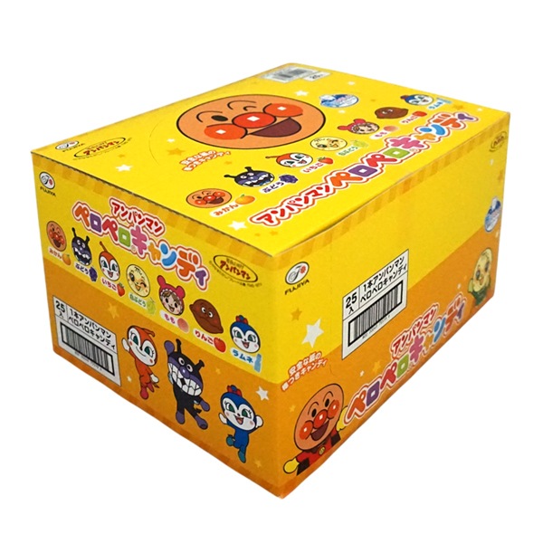 38円 不二家 アンパンマンペロペロキャンディー [1箱 25個入]：駄菓子