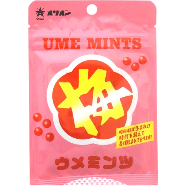 100円 オリオン 23g梅ミンツ チャック袋 [1袋 6個入]