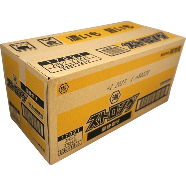 170円 コイケヤ 53gストロング 豪快のり [1箱 12個入]：駄菓子,お菓子
