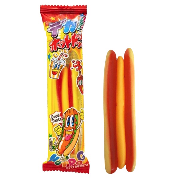 50円 やおきん デカホットドッググミ [1箱 24個入]