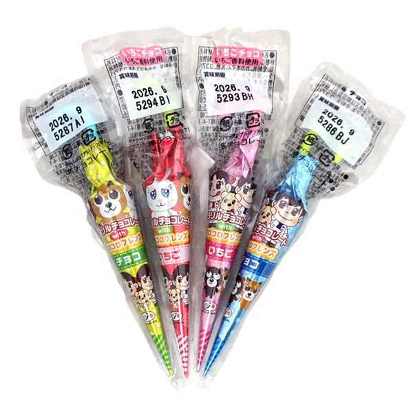 78円 不二家 1本パラソルチョコレート [1箱 16個入]：駄菓子,お菓子の