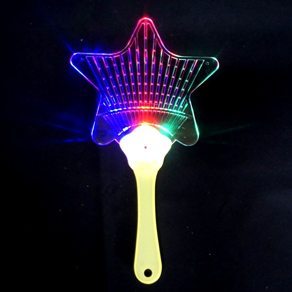 三洋堂 光るピカピカスターうちわ [1袋 12個入]