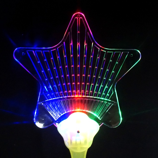 三洋堂 光るピカピカスターうちわ [1袋 12個入]