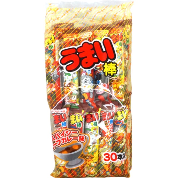 期間限定】15円 やおきん うまい棒 スパイシービーフカレー味 [1袋 30
