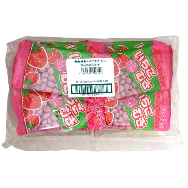 タカオカ いちごむぎ [1箱 20袋入]：駄菓子,お菓子の通販｜卸問屋