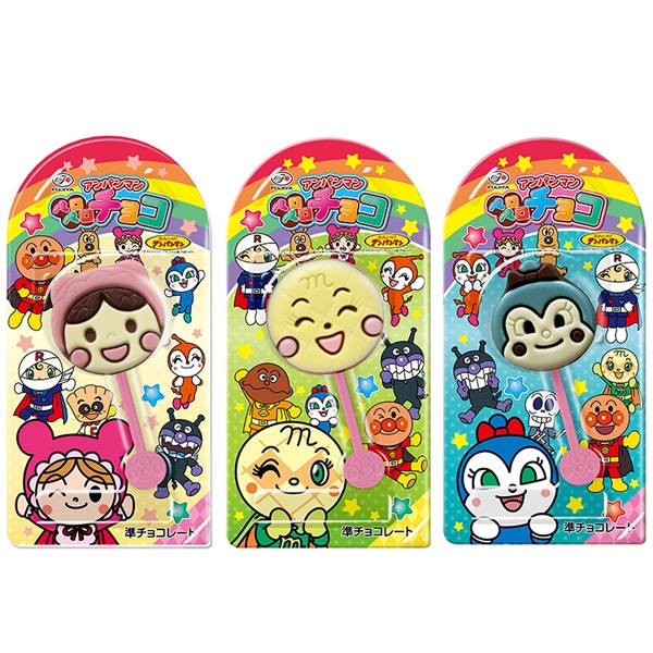 118円 不二家 アンパンマンペロペロチョコレート [1箱 12個入]：駄菓子