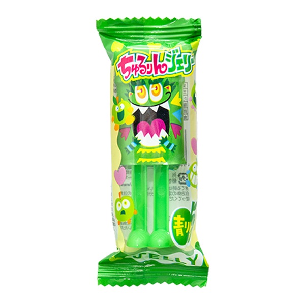 50円 やおきん ちゅるりんジェリー 青りんご味 [1箱 30個入]