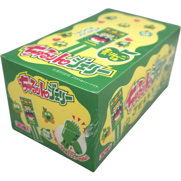 50円 やおきん ちゅるりんジェリー 青りんご味 [1箱 30個入]