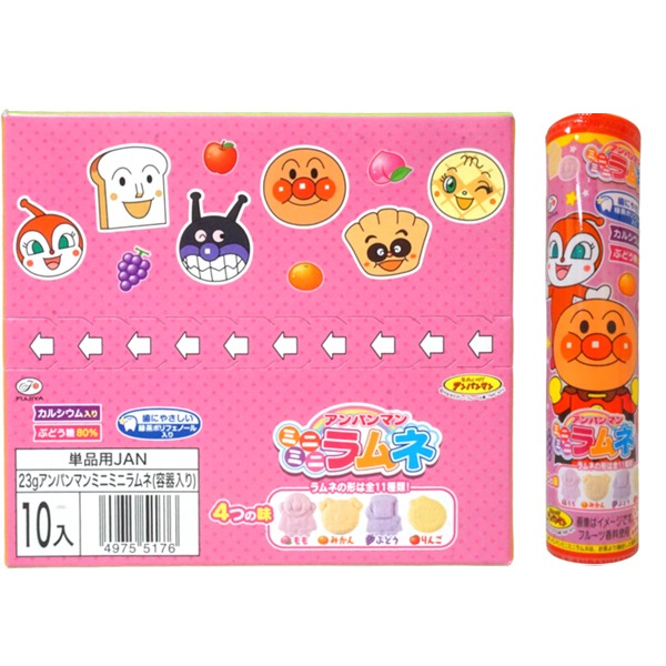 120円 不二家 アンパンマンミニミニラムネ [1箱 10個入]