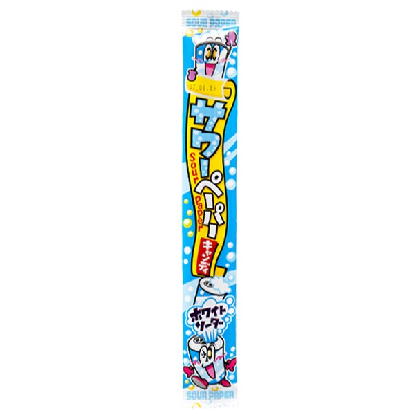 25円 やおきん サワーペーパーキャンディ ホワイトソーダ [1箱 36個入]