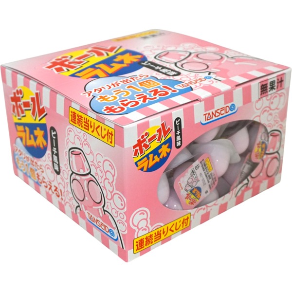 10円 丹生堂 ピーチボールラムネ [1箱 110個入]