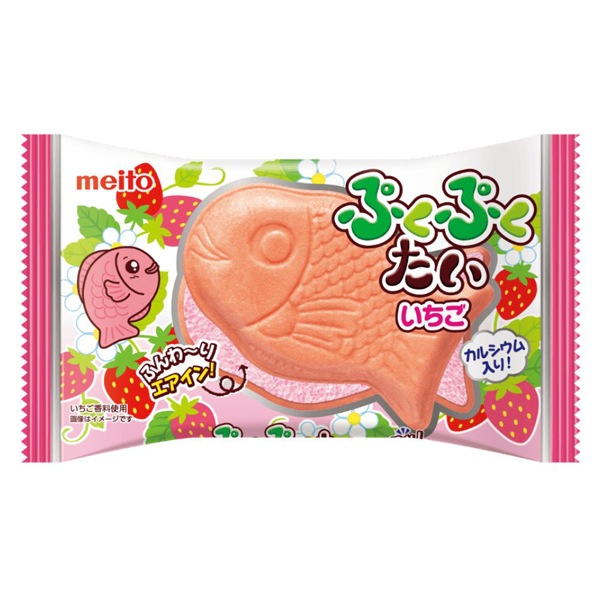80円 名糖 ぷくぷくたい いちご味 [1箱 10個入]