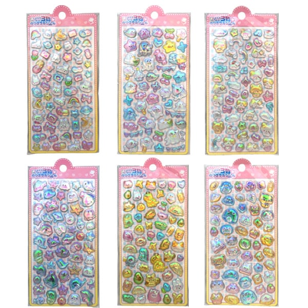 ぷにぷに3Dクリスタルシール [1袋 12枚入]