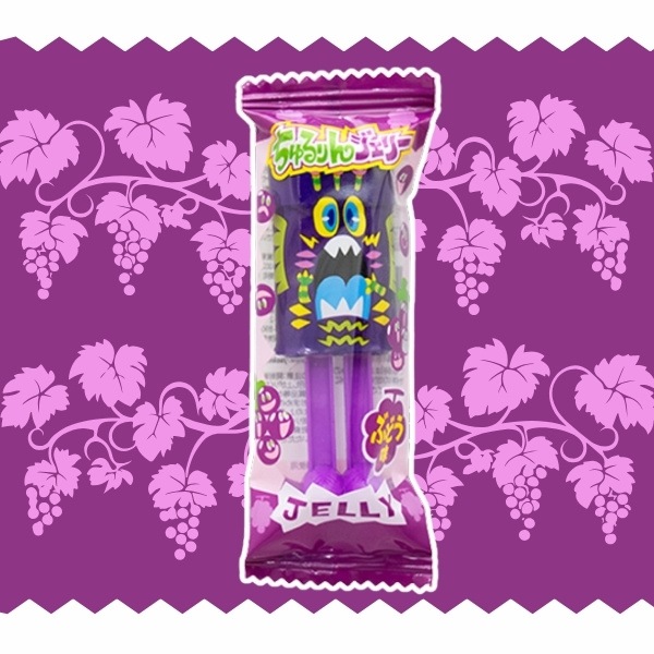 50円 やおきん ちゅるりんジェリー ぶどう味 [1箱 30個入]
