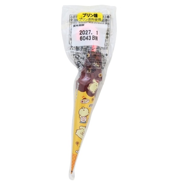 90円 不二家 1本パラソルチョコレート ポムポムプリン [1箱 16個入]