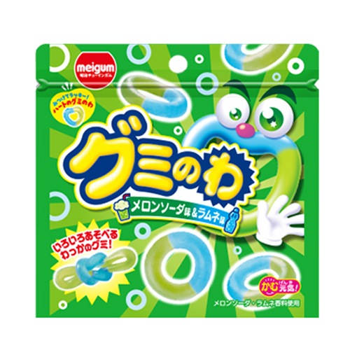 70円 メイチュー グミのわ メロンソーダ&ラムネ [1箱 12個入]