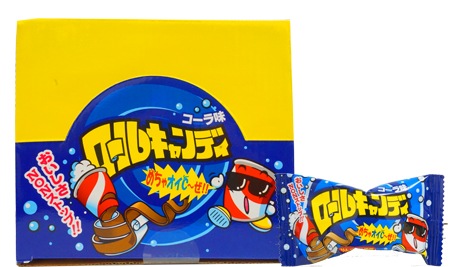 60円 やおきん ロールキャンディ コーラ味 [1箱 24個入]