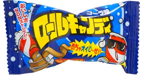 60円 やおきん ロールキャンディ コーラ味 [1箱 24個入]
