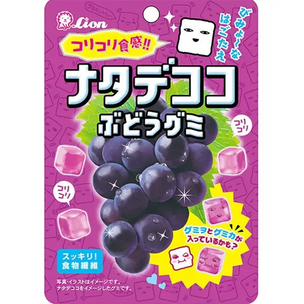 170円 ライオン 40gナタデココぶどうグミ [1箱 10個入]