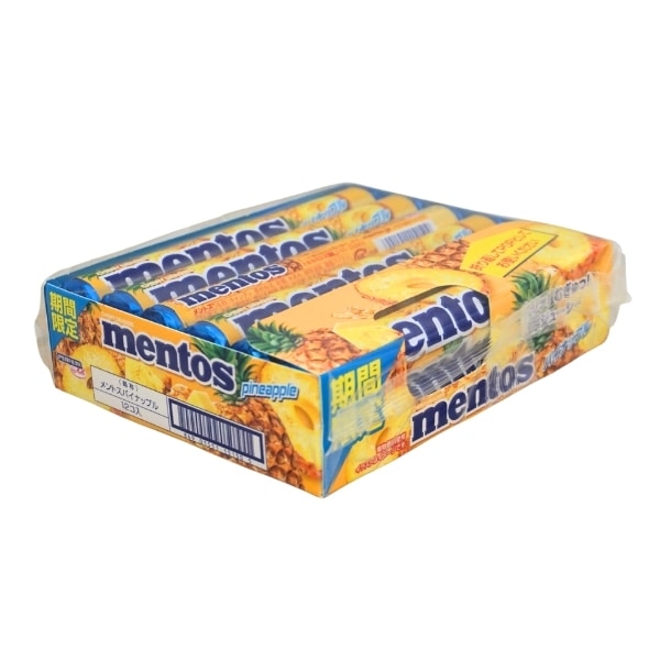 120円 クラシエ メントス パイナップル [1箱 12個入]：駄菓子,お菓子の