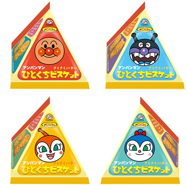 50円 不二家 12gアンパンマンひとくちビスケットテトラ [1箱 20個入]