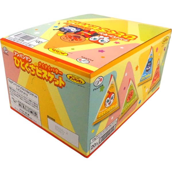 50円 不二家 12gアンパンマンひとくちビスケットテトラ [1箱 20個入]