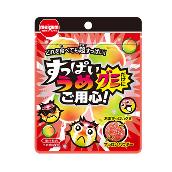 100円 メイチュー すっぱいうめグミだけにご用心 [1箱 10個入]