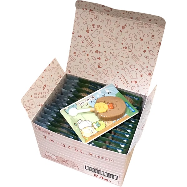 75円 丹生堂 すみっコぐらし棒つきチョコ [1箱 24個入]