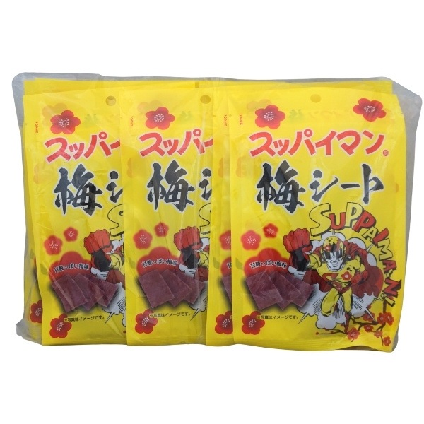 200円 井上食品 24gスッパイマン梅シート [1袋 10個入]