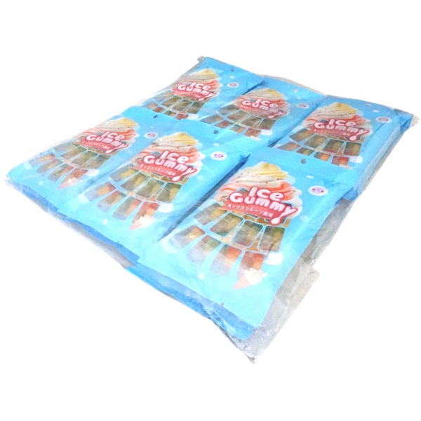 158円 メリーゴーランド 扇形アイスグミ ミックスフルーツ風味 [1箱 12