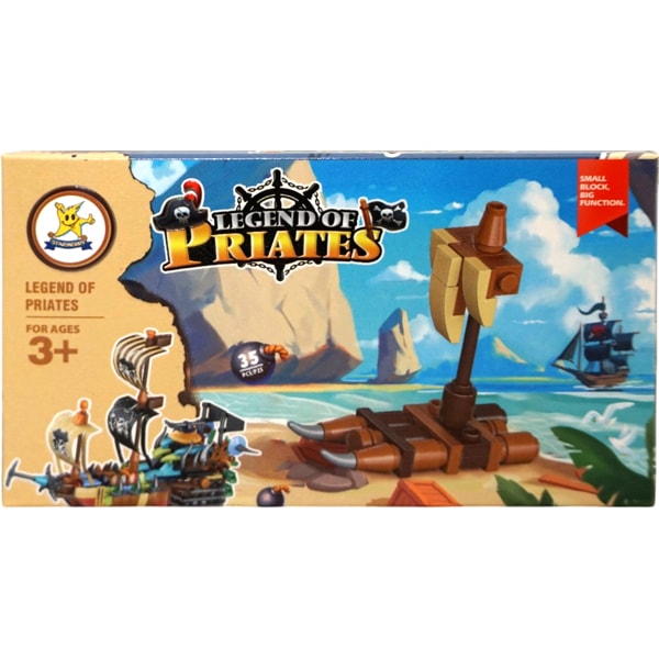 ブロックシリーズ 海賊船12種 [1箱 12個入]：駄菓子,お菓子の通販｜卸