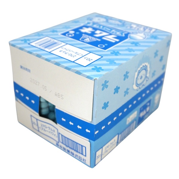 92円 森永 27gラムネ ブルーハワイ [1箱 20個入]：駄菓子,お菓子の通販