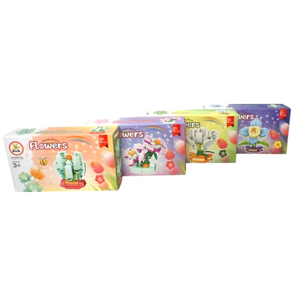 ブロックシリーズ フラワー12種 [1箱 12個入]：駄菓子,お菓子の通販