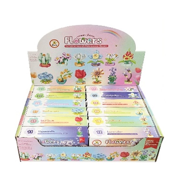 ブロックシリーズ フラワー12種 [1箱 12個入]：駄菓子,お菓子の通販