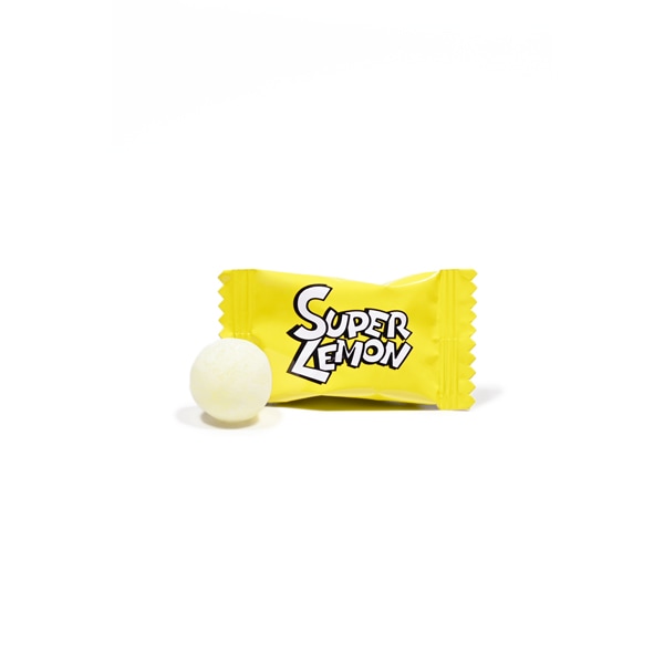 200円 ノーベル 80gスーパーレモンキャンデー [1箱 6個入]：駄菓子,お