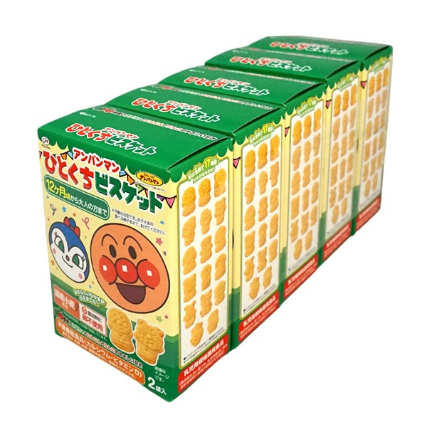 180円 不二家 アンパンマンひとくちビスケット [1箱 5個入]
