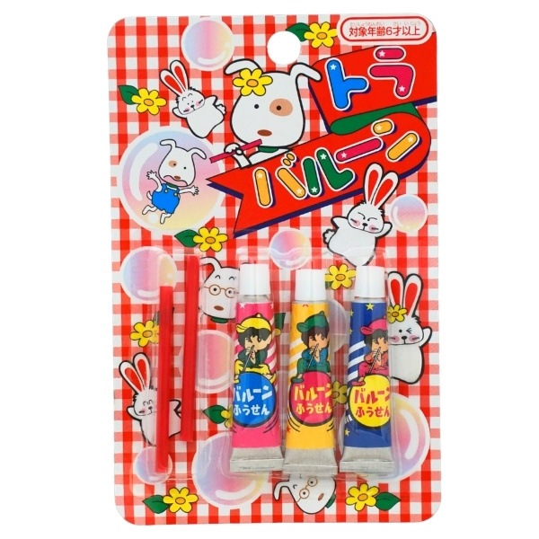 トラヤ 3本トラバルーン [1袋 12個入]：駄菓子,お菓子の通販｜卸問屋
