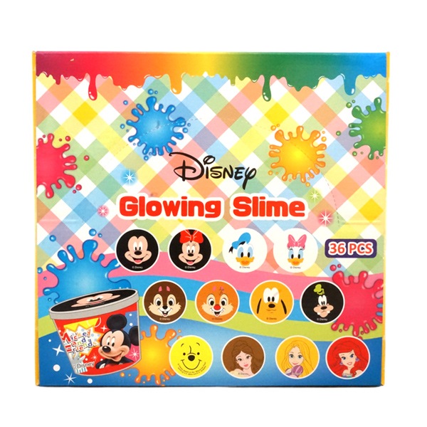 三洋堂　ディズニーオールスタースライム粘土 [1箱 36個入]
