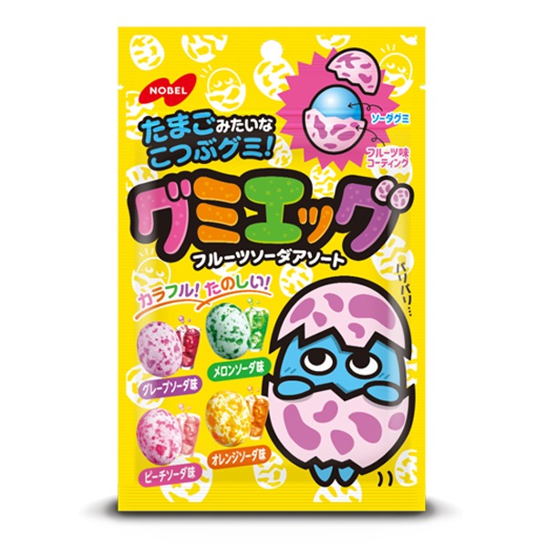 150円 ノーベル 40gグミエッグ [1袋 6個入]　