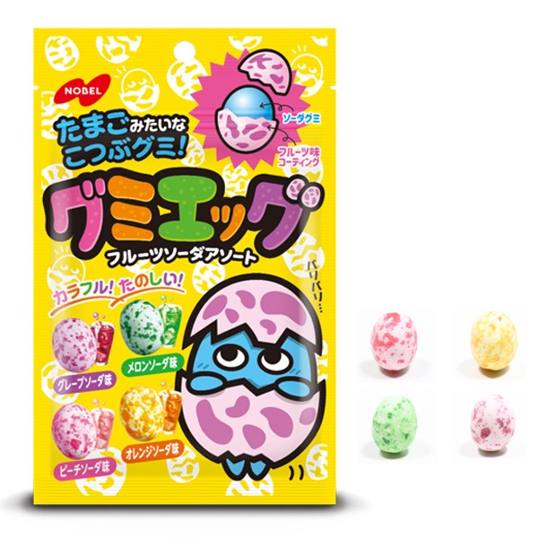 150円 ノーベル 40gグミエッグ [1袋 6個入]　