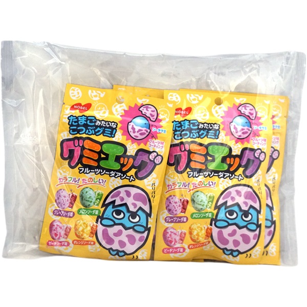 150円 ノーベル 40gグミエッグ [1袋 6個入]　