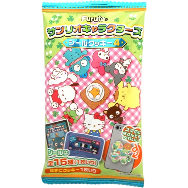 120円 フルタ サンリオキャラクターズシールクッキー4 [1箱 10個入]