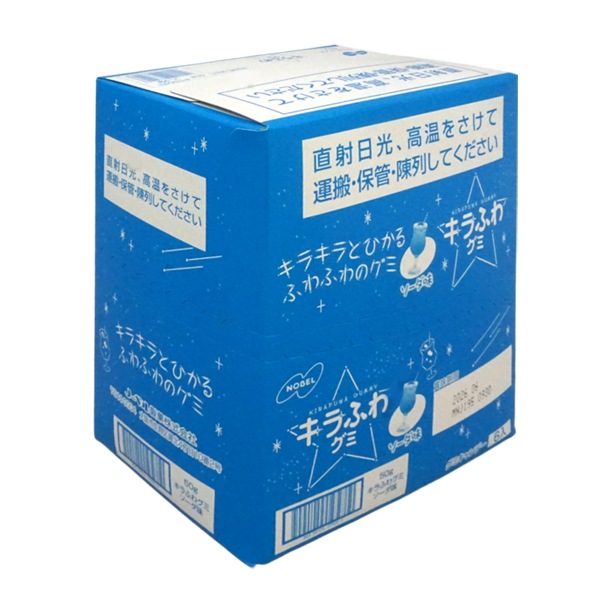 160円 ノーベル キラふわグミ ソーダ味 [1箱 6個入]