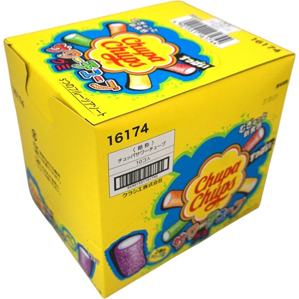158円 クラシエ チュッパチャプス サワーチューブグミ [1箱 10個入