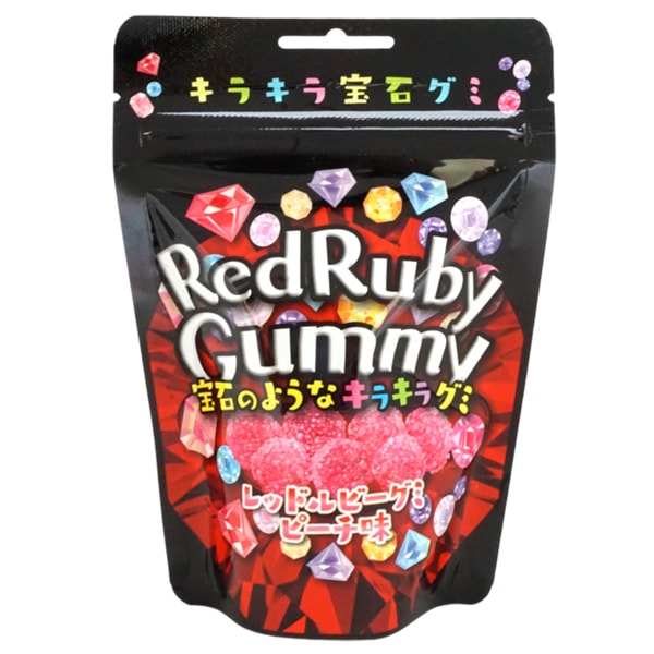 ベストブロス レッドルビーグミ ピーチ味 [1箱 10個入]：駄菓子,お菓子