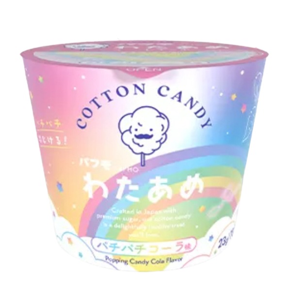 パフモ レインボーわたあめパチパチコーラ味 [1箱 12個入]